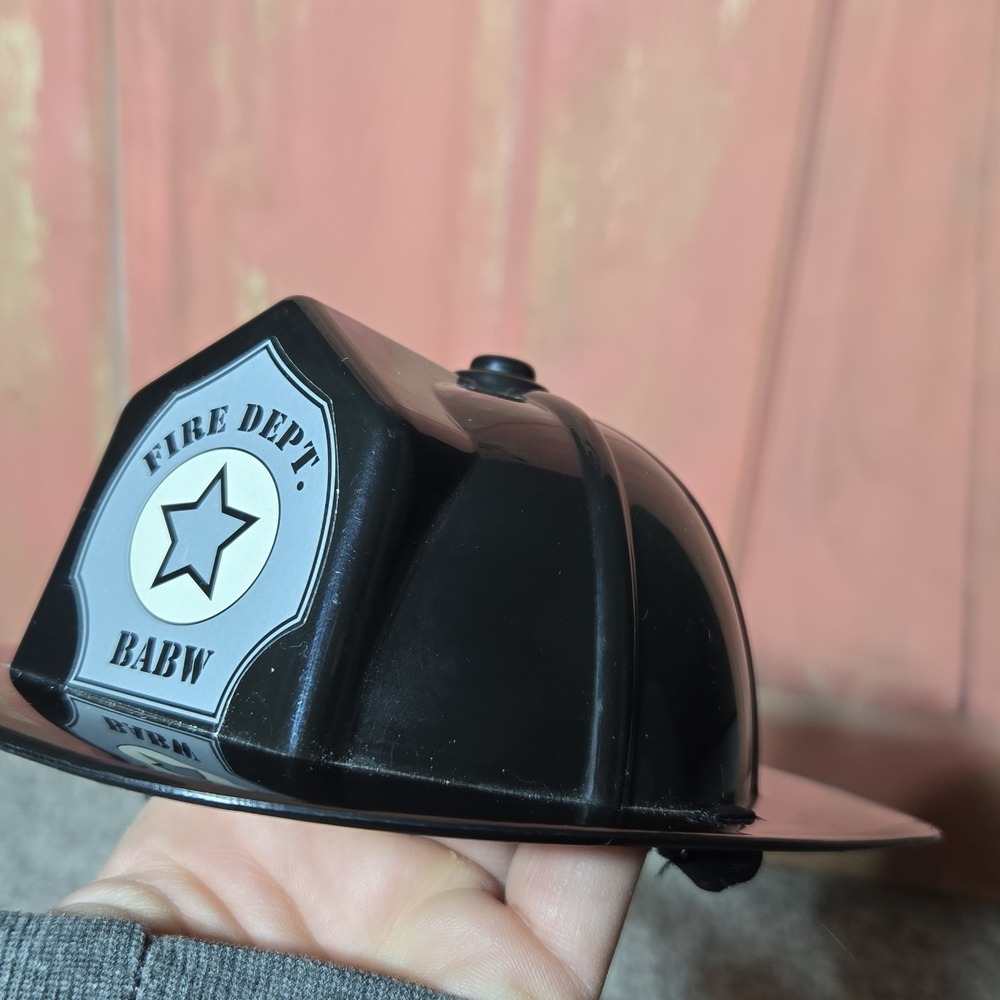 Build A Bear Workshop Replacement Black Fireman Hat and Black Boots - Picture 3 of 9